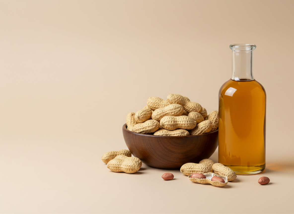 Premium cold-pressed groundnut oil - Slide 1