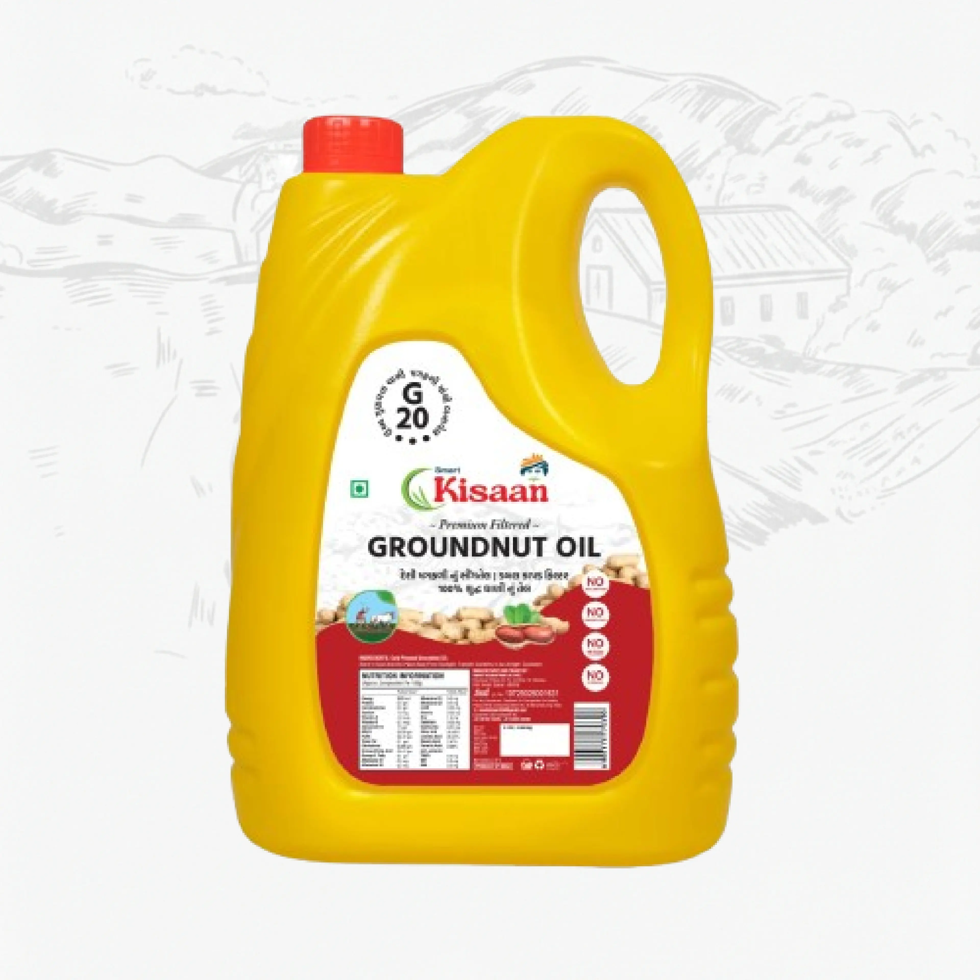 Smart Kisaan 5L Groundnut Oil (G20)
